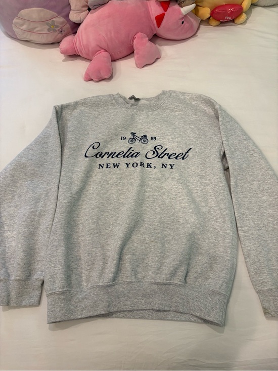Taylor Swift Tops - Taylor Swift inspired Cornelia Street New York Gray Crewneck Sweatshirt
